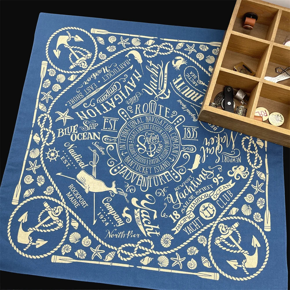 Cotton Bandana Scarf Skull Paisley Hip Hop Headband