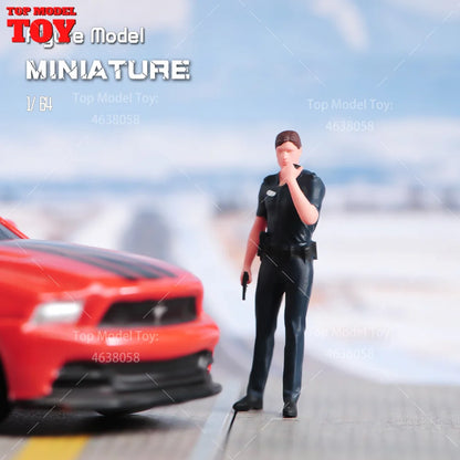 1/64 Miniature Figures Model Car Accessories Scene People Set