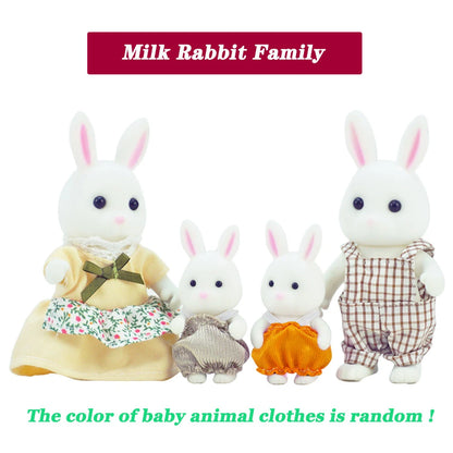 1:12 Mini Animal Doll Forest Family Dollhouse Figure