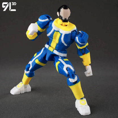 13cm Articulated Action Figure 3D Printed Collectible Model Toy