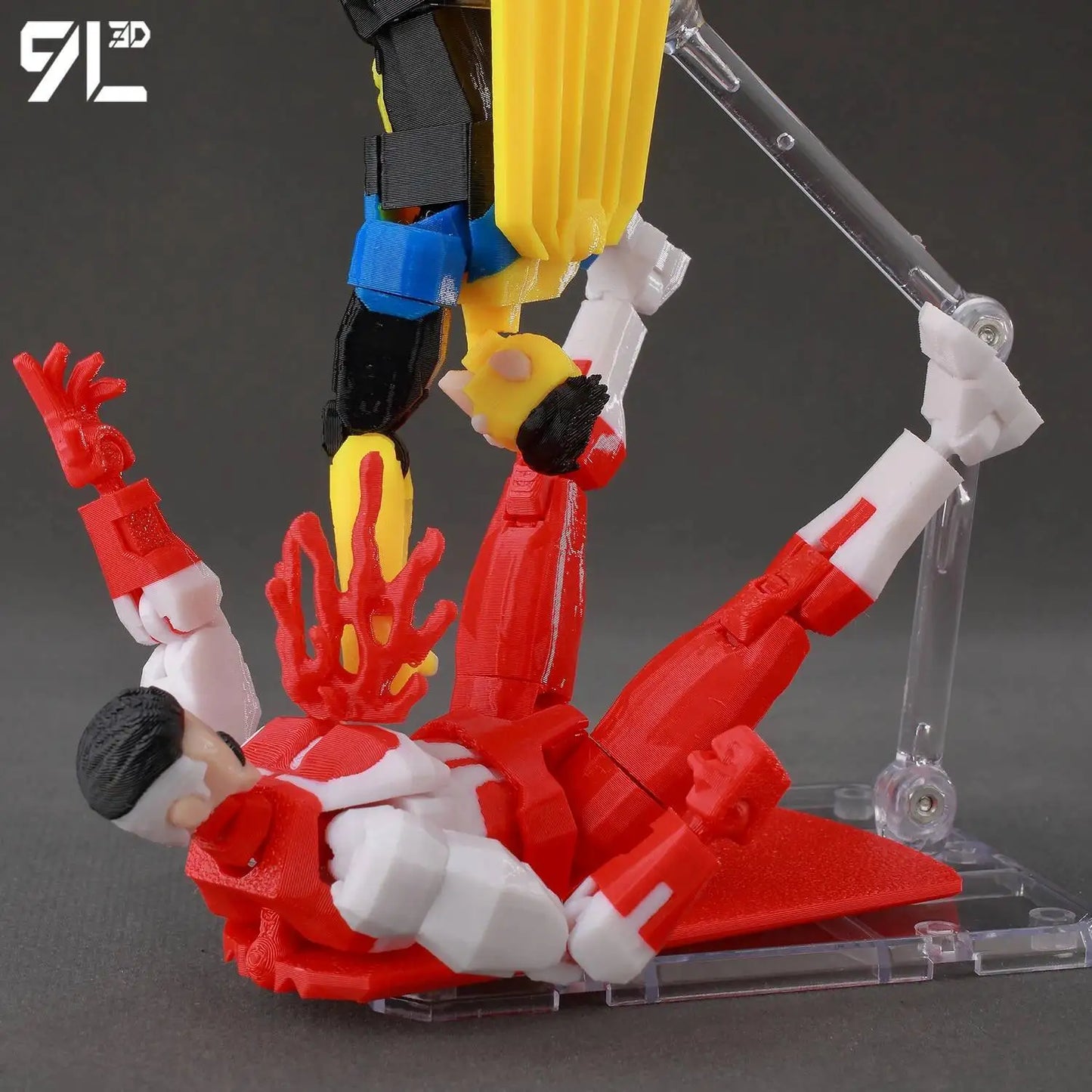 Invincible Boy Action Figure 14cm 3D Printed Poseable Model