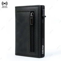 RFID Blocking Wallet Pop Up Aluminum Card Holder for Men