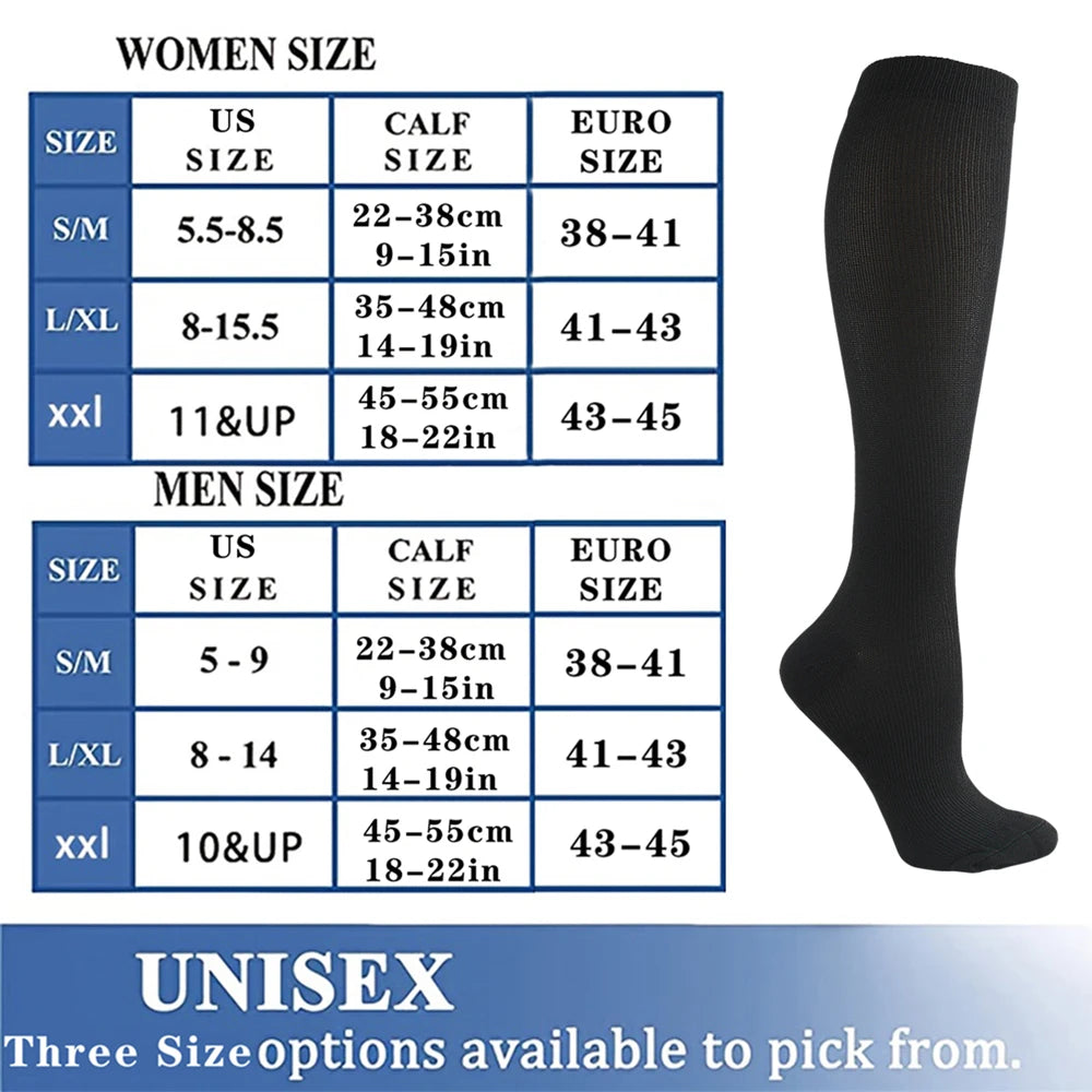 Compression Socks for Running Travel Sports and Daily Wear