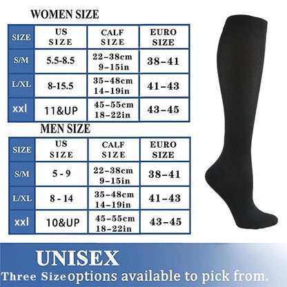 Compression Socks for Running Travel Sports and Daily Wear