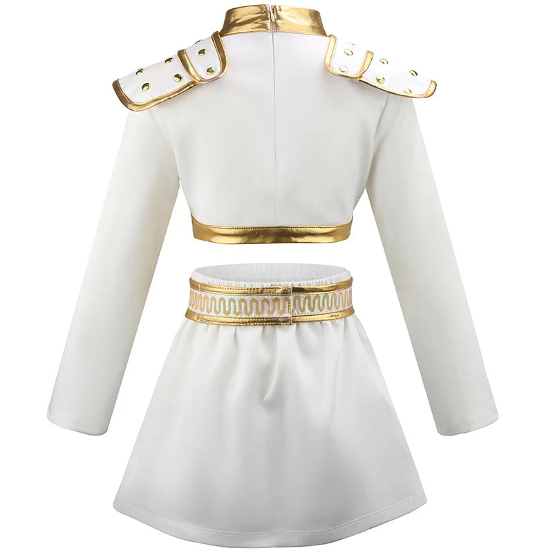 Girls Cosplay Costume Set 3PCS Kids Carnival Party Outfit