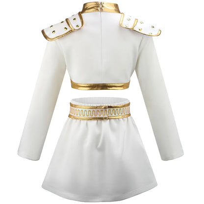 Girls Cosplay Costume Set 3PCS Kids Carnival Party Outfit