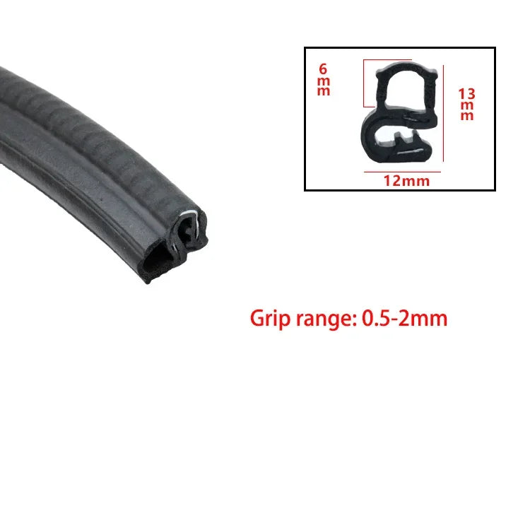 Car Door Edge Guard Rubber Sealing Strip – U-Type EPDM Trim