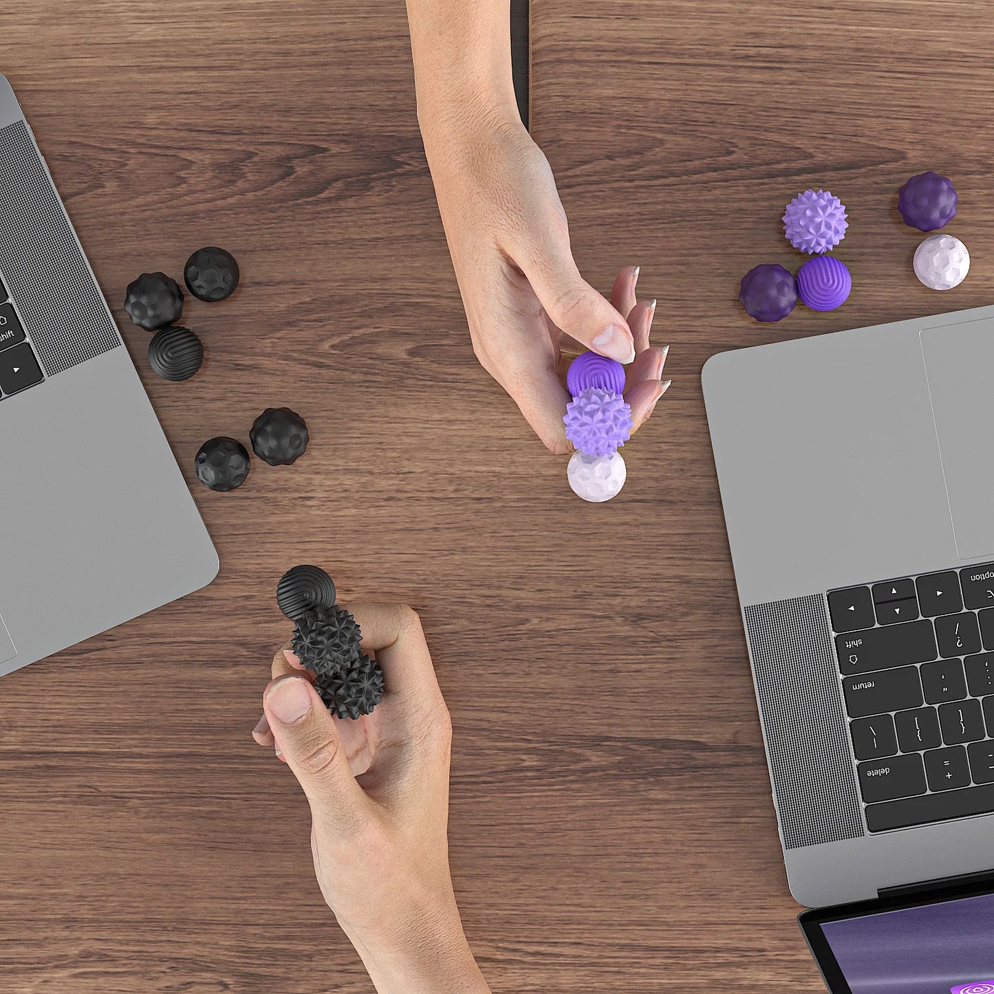Magnetic Fidget Toy Silicone Stress Ball for Anxiety Relief