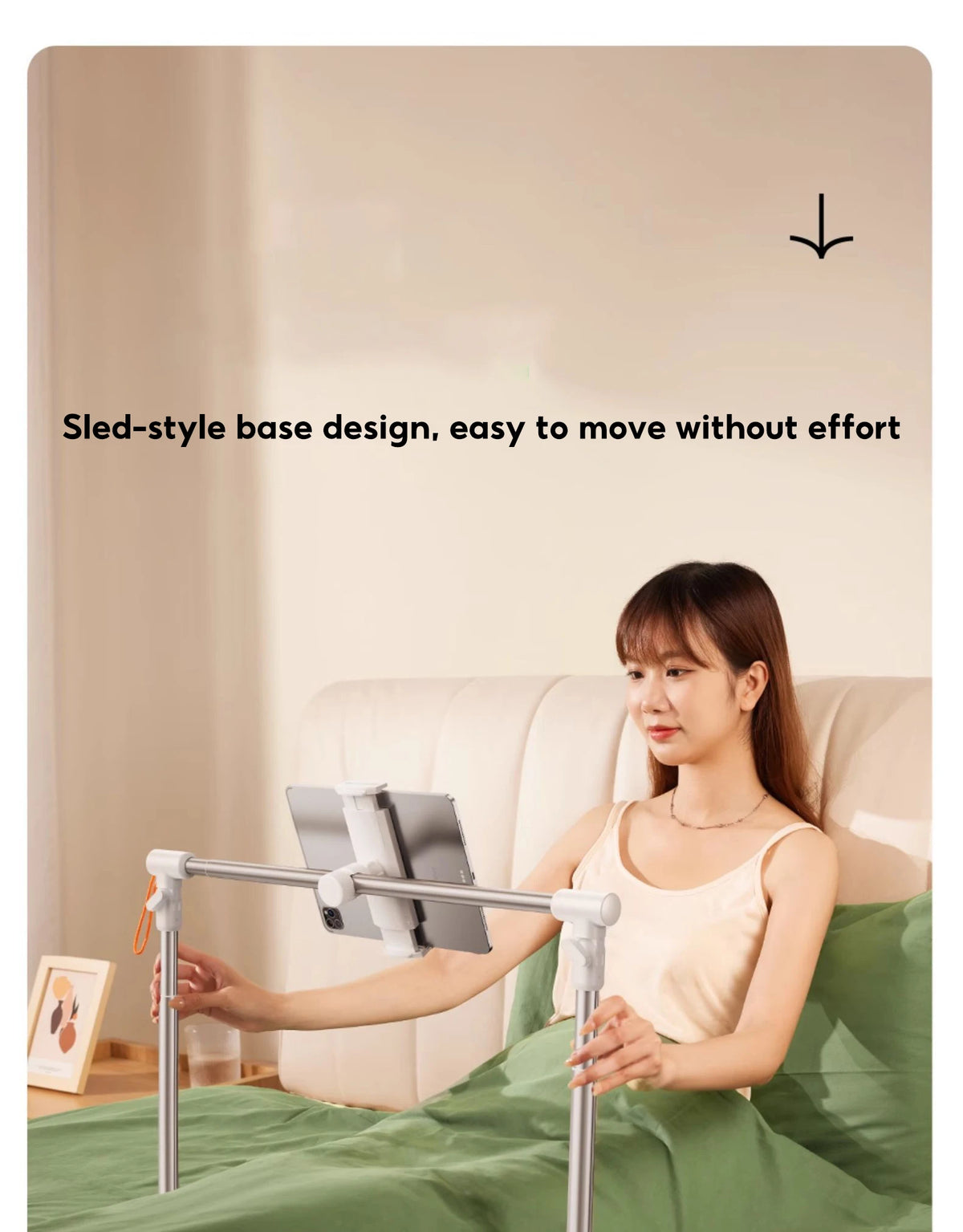 Tablet Stand for Bed – Adjustable Folding Phone & Tablet Holder