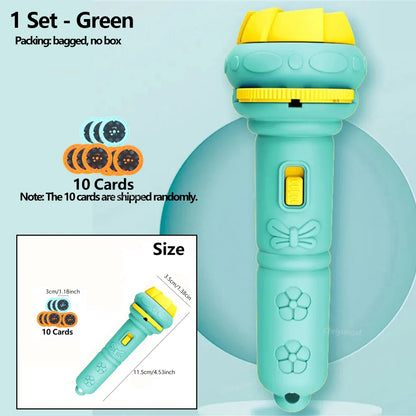Kids Projection Flashlight Toy with 80 Cartoon Images