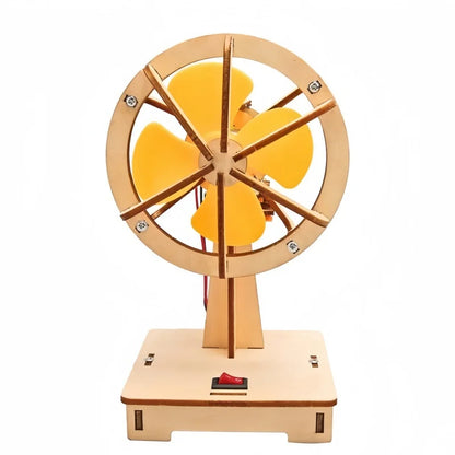 DIY Electric Swing Fan STEM Model Kit – Wooden Physics Project
