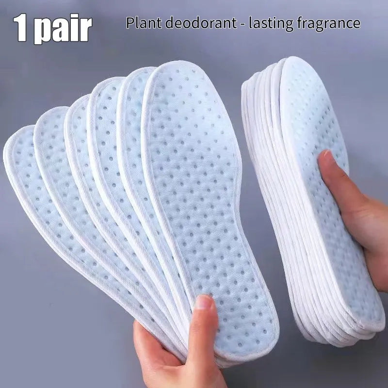 Bamboo Charcoal Insoles Breathable Deodorizing Sports Shoe Inserts