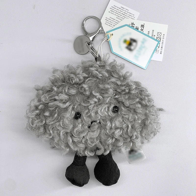Cute Plush Keychain Soft Animal Bag Charm Pendant