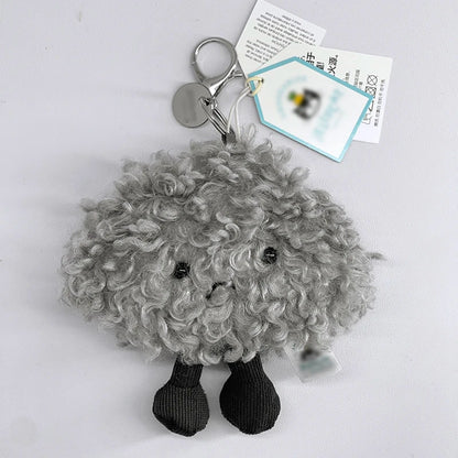 Cute Plush Keychain Soft Animal Bag Charm Pendant