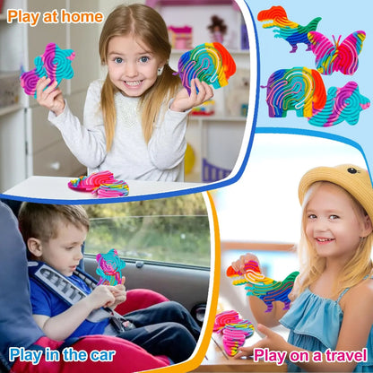 Sensory Activity Ball – 11-Rod Silicone Fidget Toy