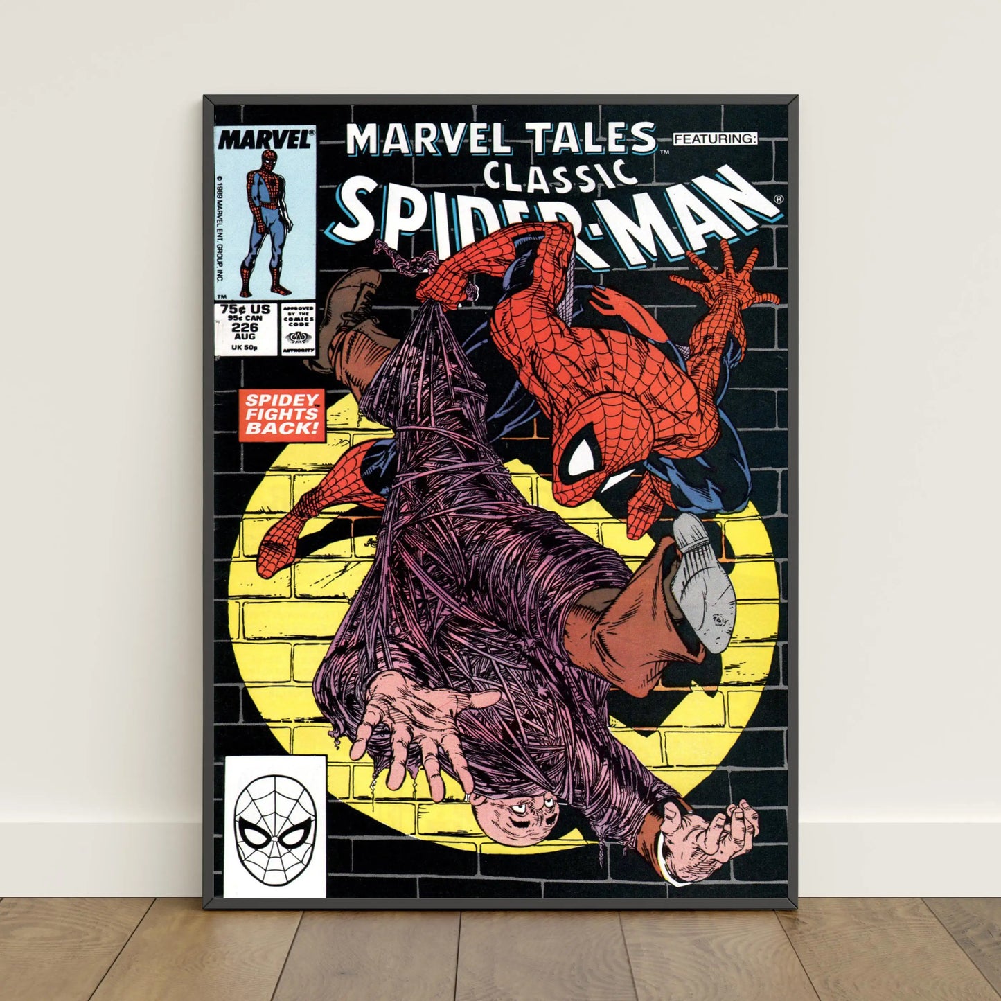 Spider-Man Comic Book Poster Peter Parker Canvas Print