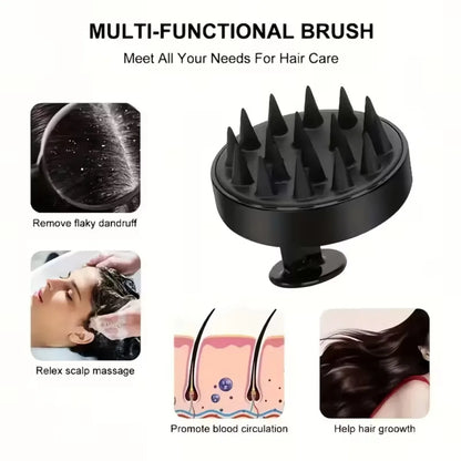 Silicone Body Scrubber Set 4PCS Exfoliating Bath Brushes