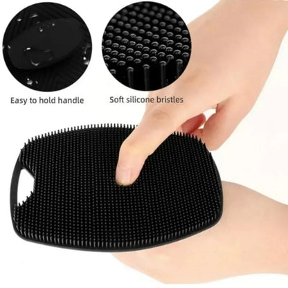 Silicone Body Scrubber Set 4PCS Exfoliating Bath Brushes