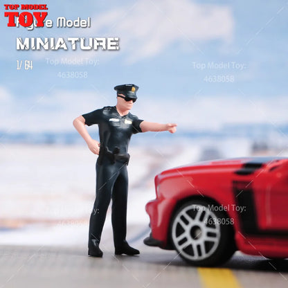 1/64 Miniature Figures Model Car Accessories Scene People Set