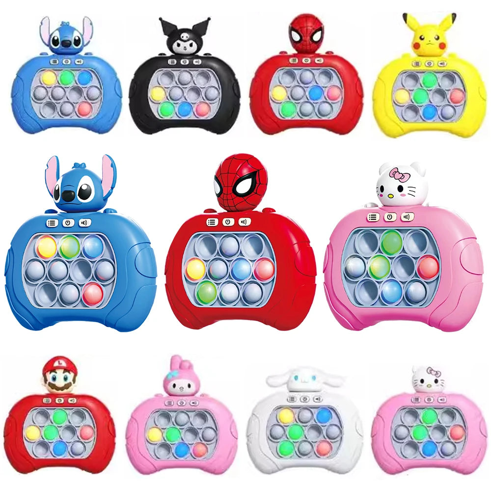 Spider-Man Quick Push Pop Game – Electronic Fidget Toy for Kids & Adults