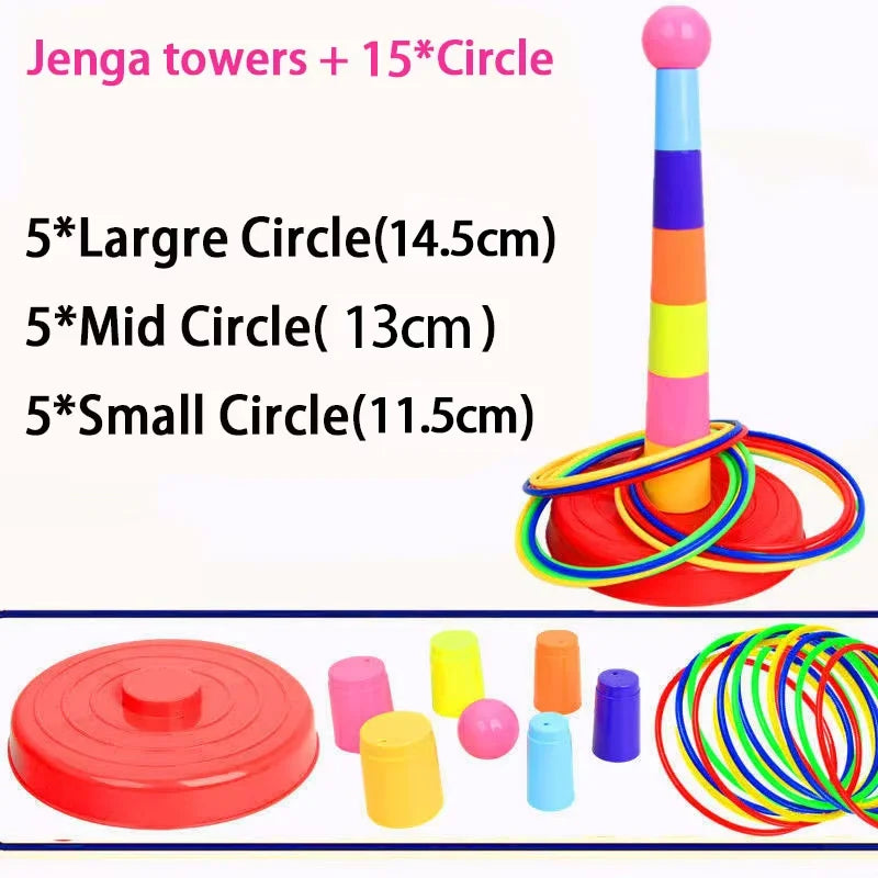 A fun two-in-one activity for indoor play, outdoor games, and family interaction.