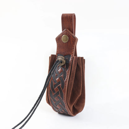 Renaissance Viking Medieval Costume Set Belt and Cork Potion Bottle Bag Pouch Halloween Cosplay Costume Props LARP Accessories