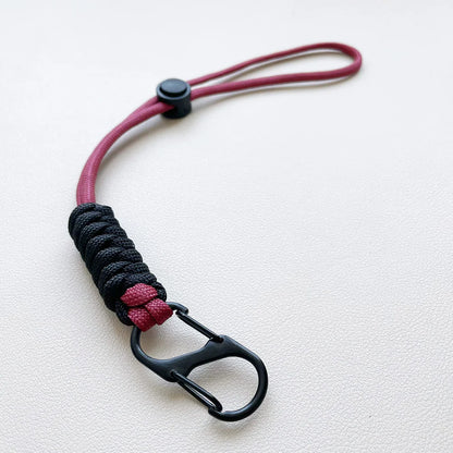 Paracord Keychain Woven Outdoor Wrist Lanyard Key Rope