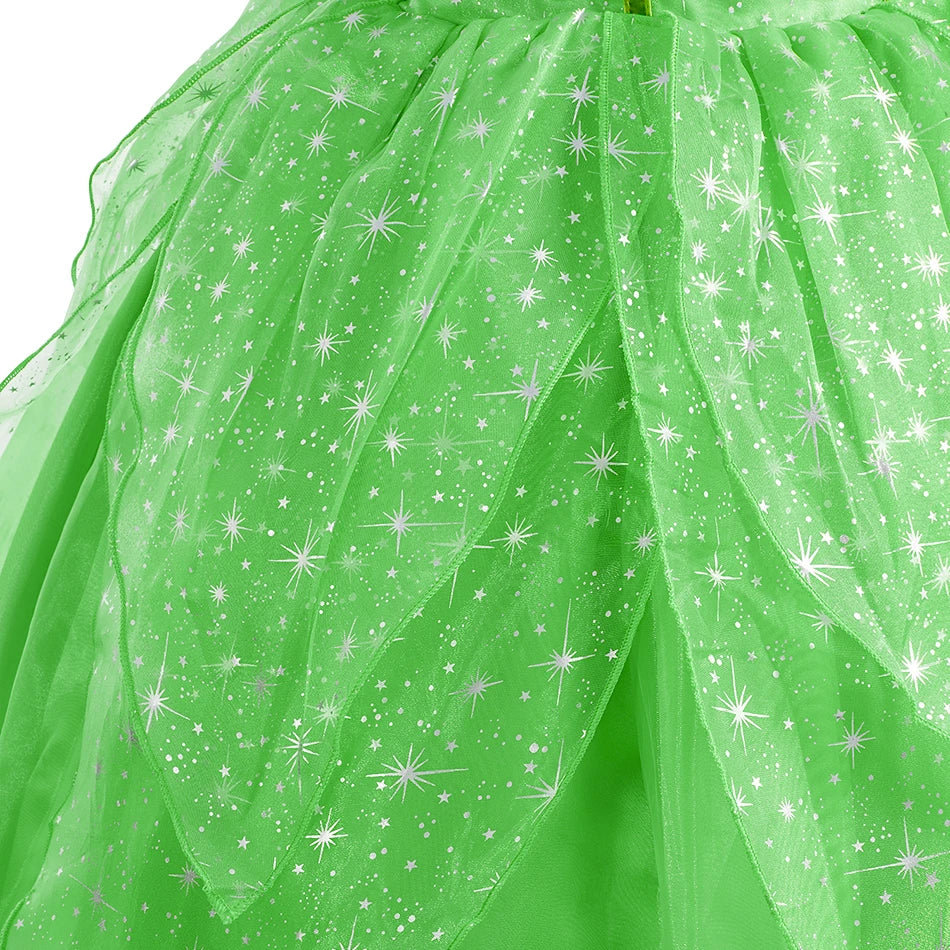 Girls Princess Dress Elsa Anna Kids Cosplay Costume