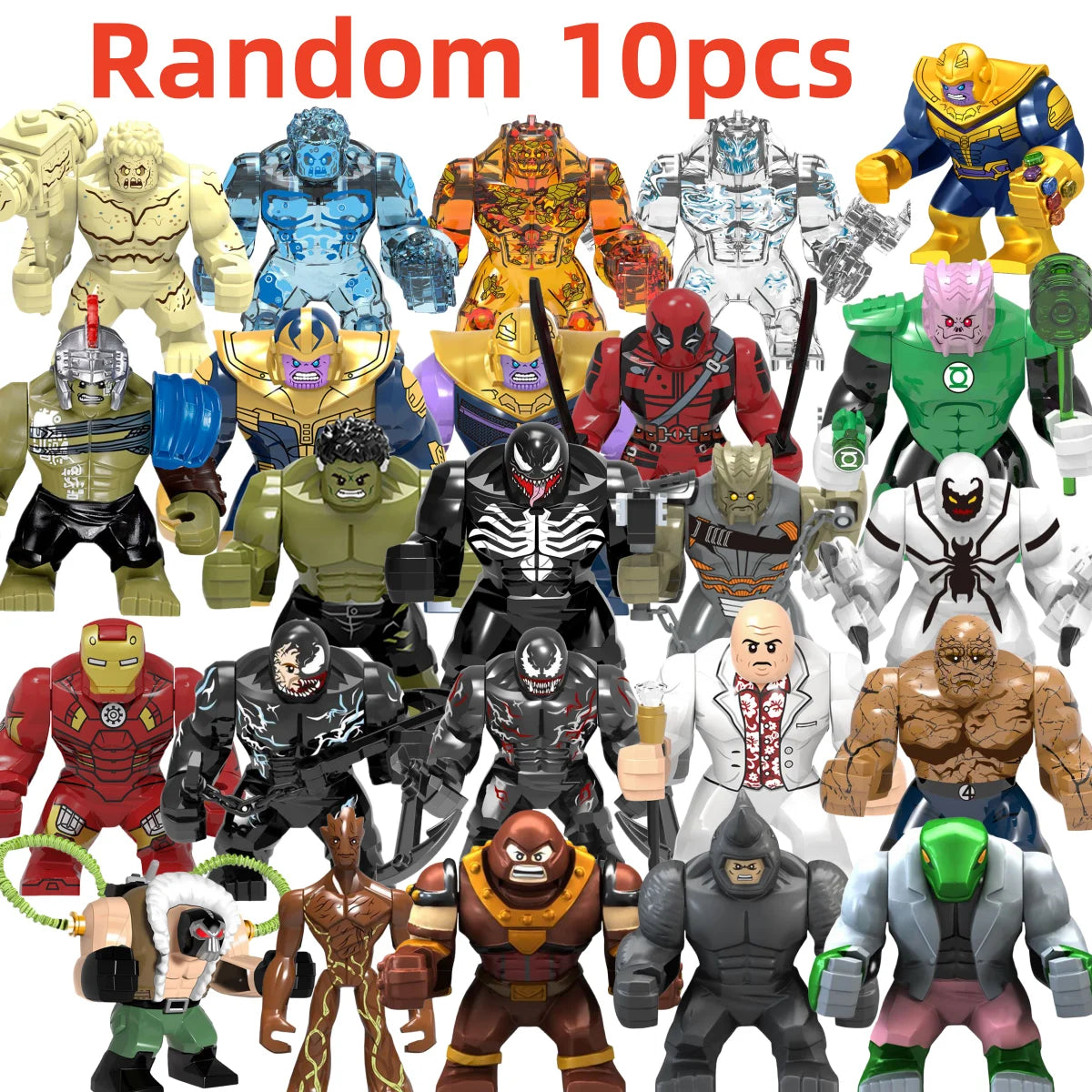 Mini Building Blocks Figures – Marvel Blind Box Superhero Toys