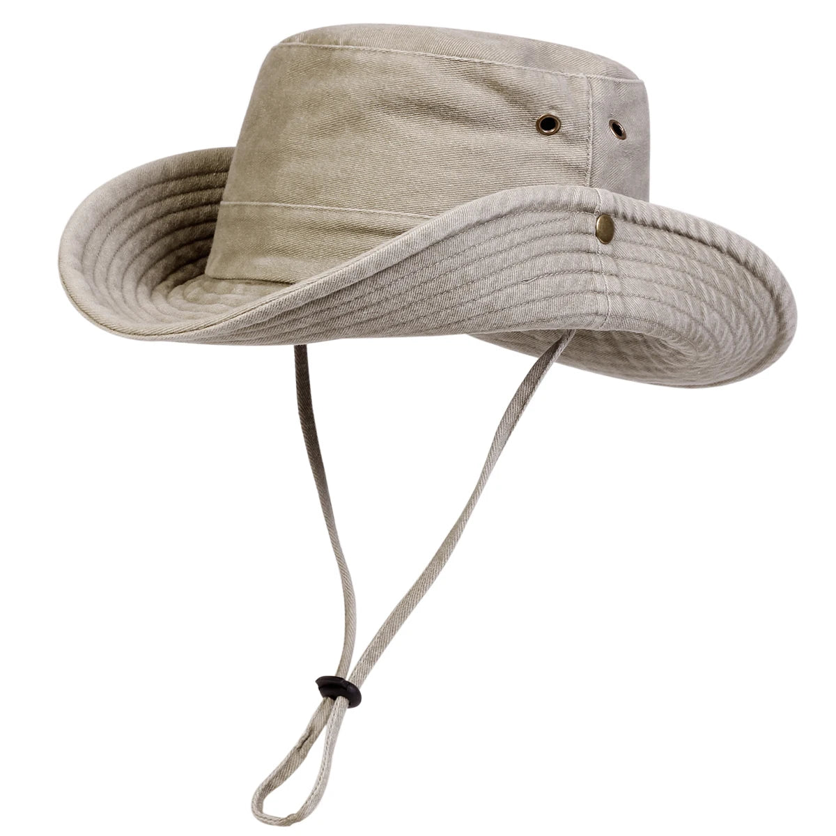 Men's Bucket Hat Wide Brim Sun Protection Fisherman Cap