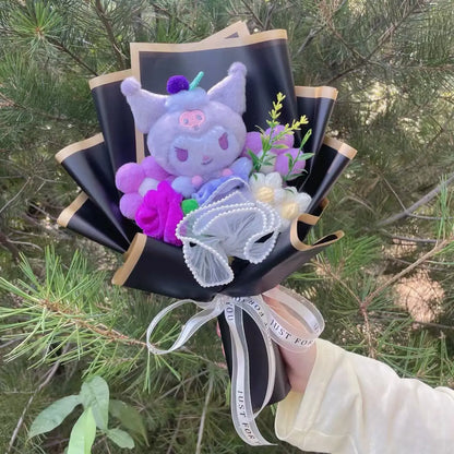 Cartoon Plush Flower Bouquet Graduation & Valentine's Gift