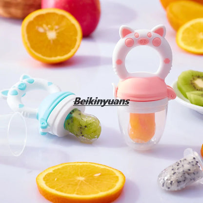 Baby Fruit Feeder Pacifier Silicone Teething Feeder