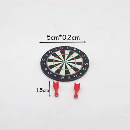 Mini Magnetic Dartboard Fridge Magnet Game with Adhesive