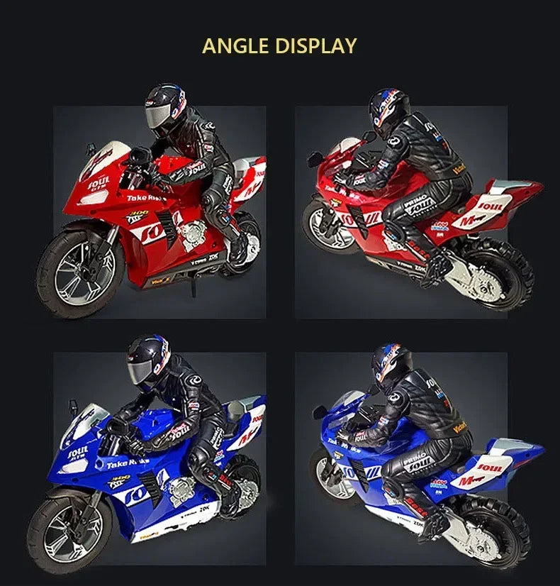 RC Motorcycle Toy 1/10 Self Balancing Drift Stunt Racing Car