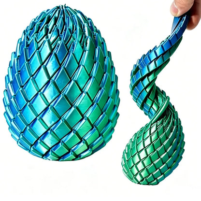3D Printed Dragon Egg Fidget Toy Twistable Desk Ornament