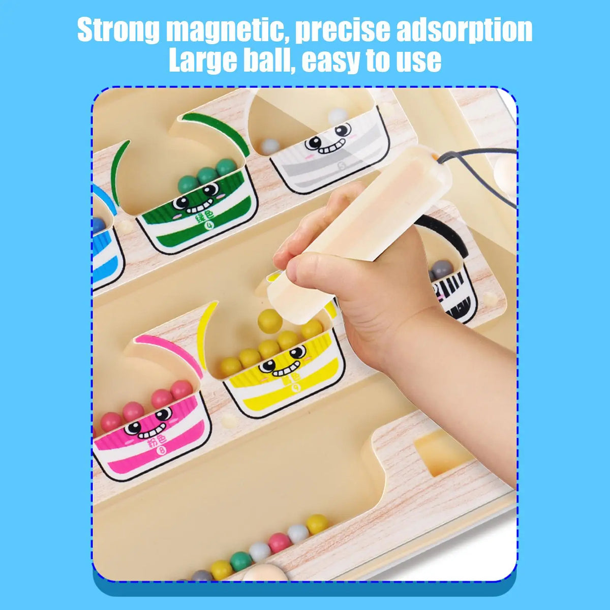 A hands-on activity board designed for learning, focus, and fine motor practice.
