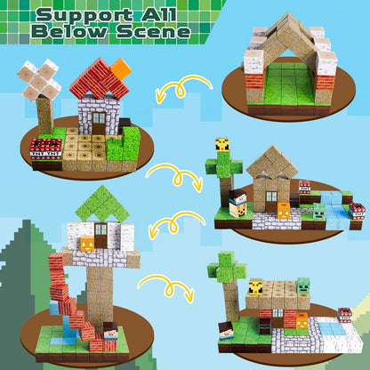 Magnetic Building Blocks STEM Construction Toy Set
