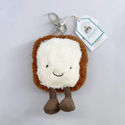 Cute Plush Keychain Soft Animal Bag Charm Pendant