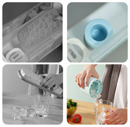 Silicone Ice Cube Mold Round DIY Ice Maker Cup