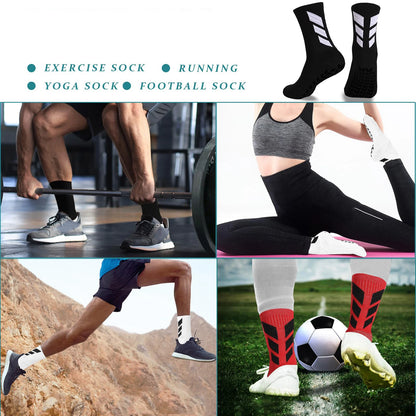 Anti Slip Football Socks Knee High Grip Sports Socks