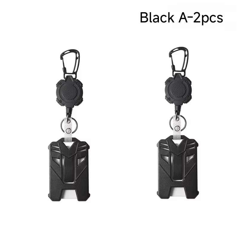 Retractable Badge Holder with ID Card Holder Case Clip