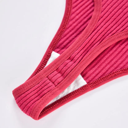 Cotton G String Panties 3PCS Women's Antibacterial Thongs