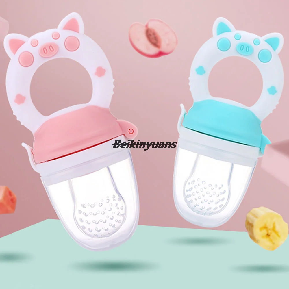 Baby Fruit Feeder Pacifier Silicone Teething Feeder