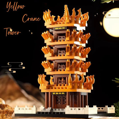 Yellow Crane Tower Building Block Set – Chinese Architecture Model