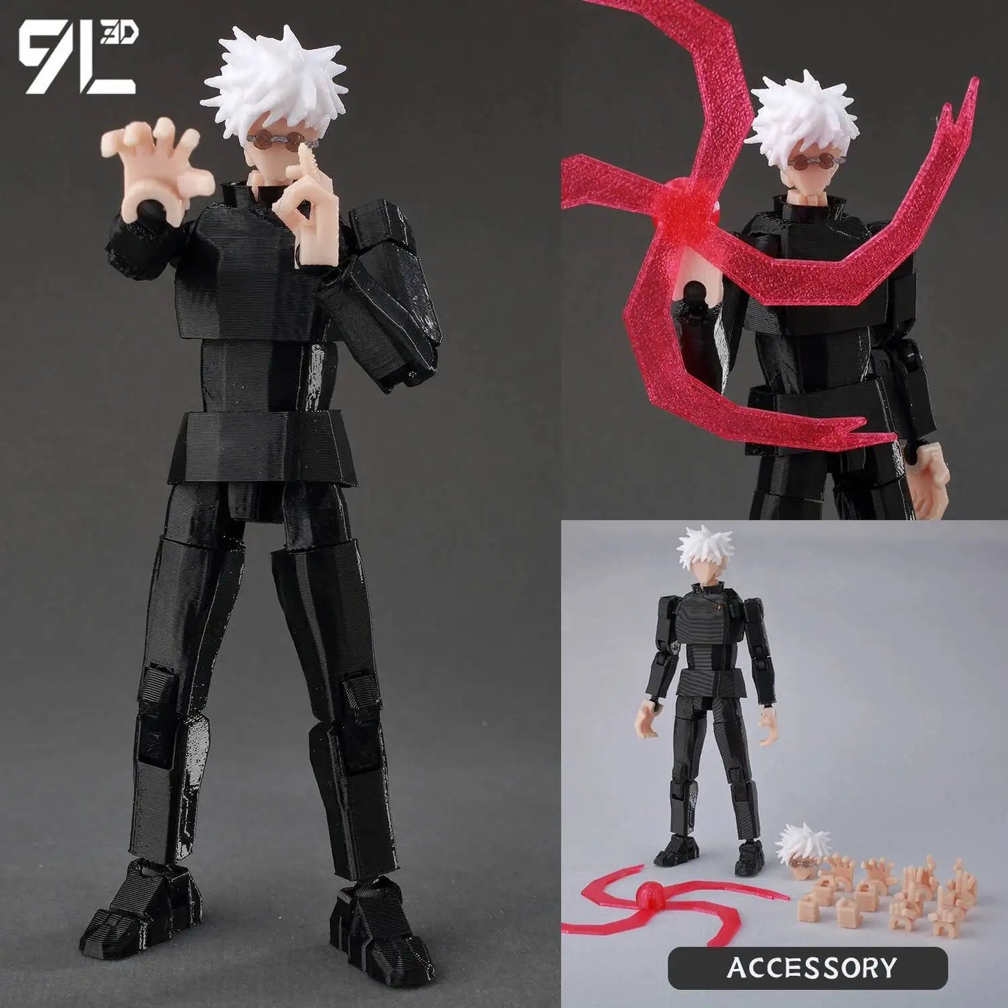 Poseable Anime Figure 3D Multi-Jointed Action Model Toy