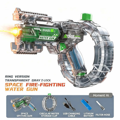 Electric Automatic Water Gun with Lights & Rechargeable Battery