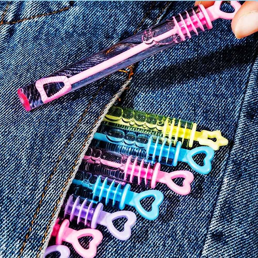 Mini Bubble Tube Party Favors Set for Kids Events