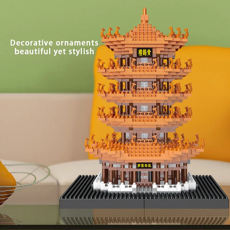 Yellow Crane Tower Building Block Set – Chinese Architecture Model