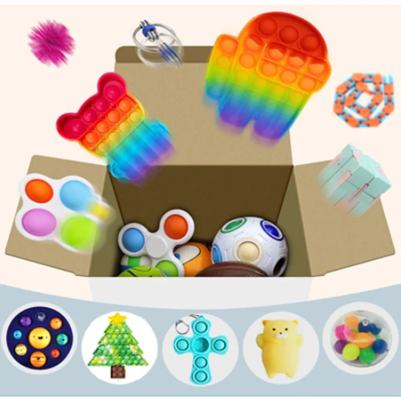 Mystery Fidget Toy Pack – Surprise Sensory Toy Bundle