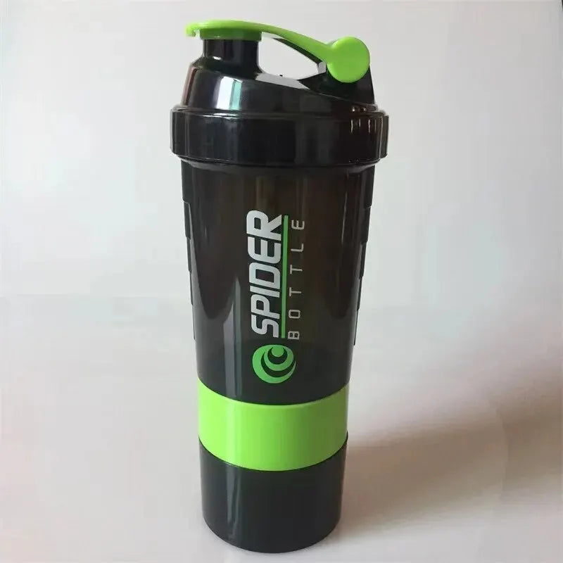 Protein Shaker Bottle – 3 Layer Fitness Mixing Cup